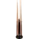 Black stainless steel Cue-holder 6 cue