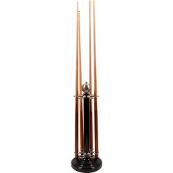 Black stainless steel Cue-holder 6 cue