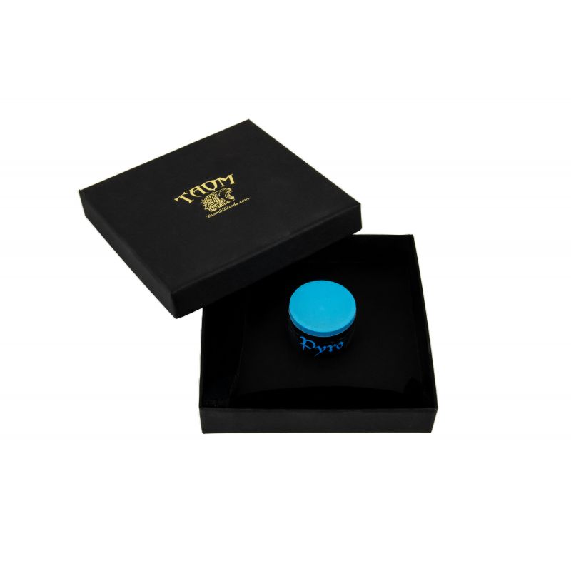 Craie De Billard Taom V10 Bleue - Professionnelle, Adhérence Forte, Moins De Résidus, étui Microfibre Inclus