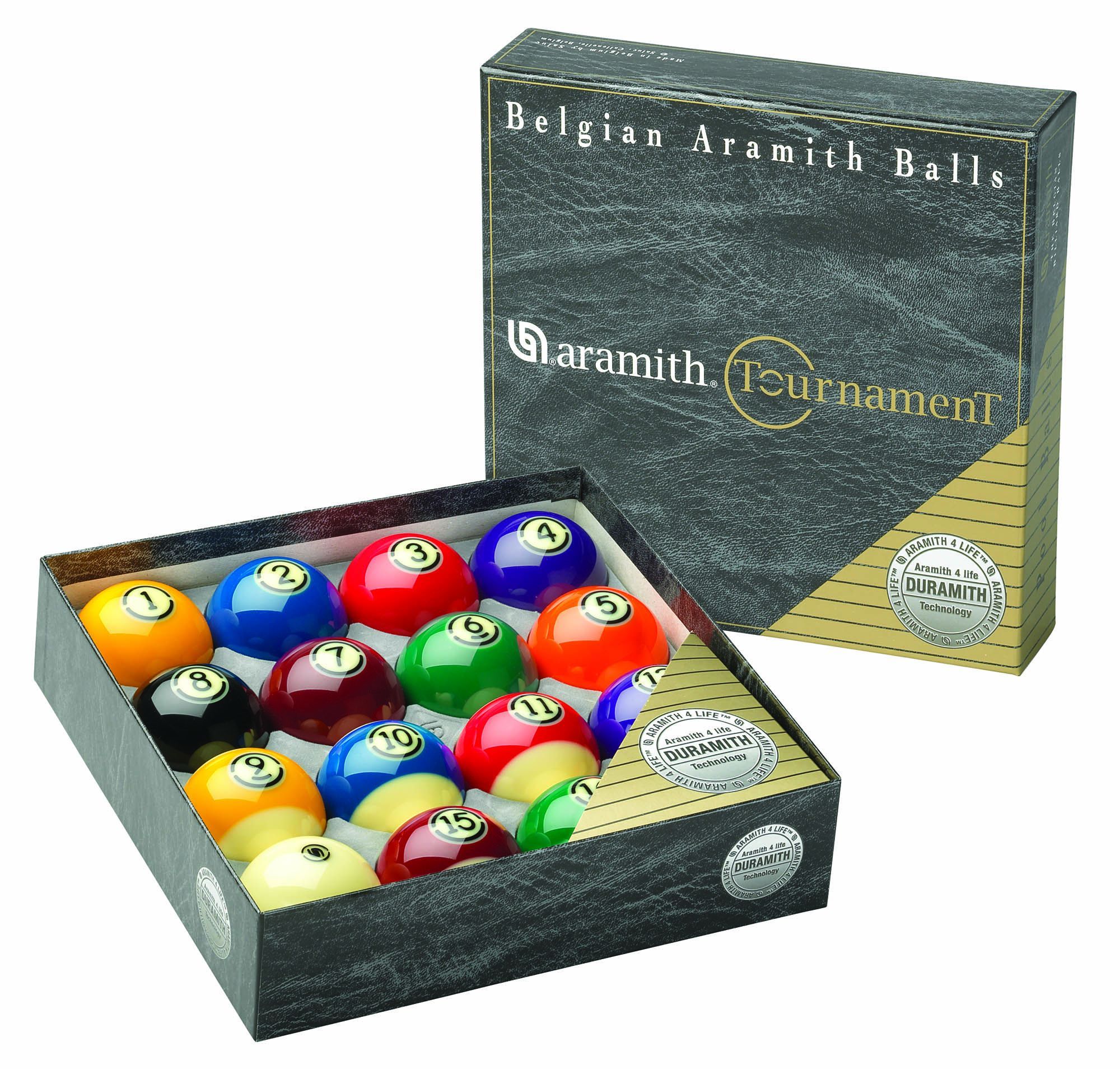 Boules De Billard Aramith Pro Cup - Lot De 6 Boules à Pois Rouges, Taille Américaine 57,2 Mm