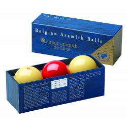 LUXURIOUS SUPER ARAMITH FRENCH BILLIARD BALL SET - Ø 2,4 IN