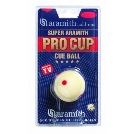 PRO CUP ARAMITH WHITE CUE BALL – Ø2,25 IN