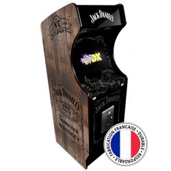 Borne Arcade décor JACK DANIEL'S marron