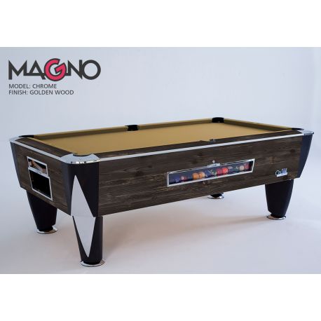 Billard américain Magno monnayeur 6ft / 7ft / 8ft et 9ft Golden wood