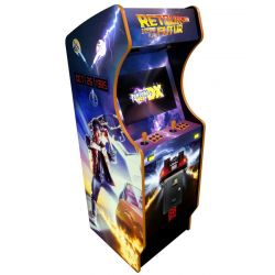 Borne Arcade décor RETOUR VERS LE FUTUR