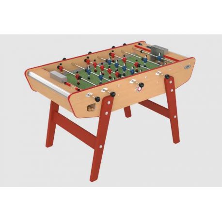 Baby-foot Stella Home Hêtre pieds rouges